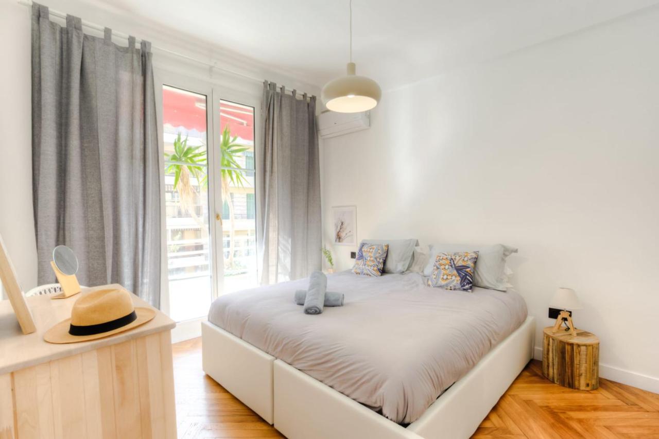 #29 Suite Gambetta Ac Sea View 2 Bedrooms 1Min Walk To Promenade & Sea Nizza Esterno foto
