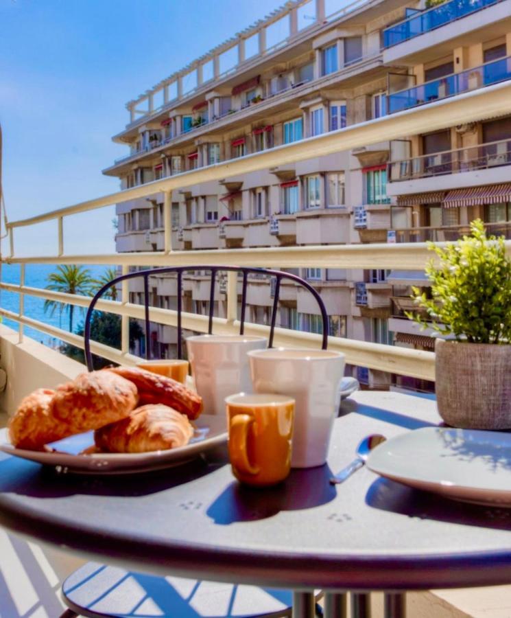 #29 Suite Gambetta Ac Sea View 2 Bedrooms 1Min Walk To Promenade & Sea Nizza Esterno foto