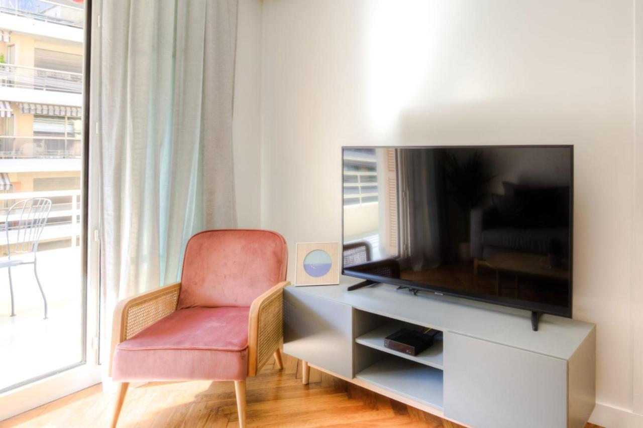 #29 Suite Gambetta Ac Sea View 2 Bedrooms 1Min Walk To Promenade & Sea Nizza Esterno foto