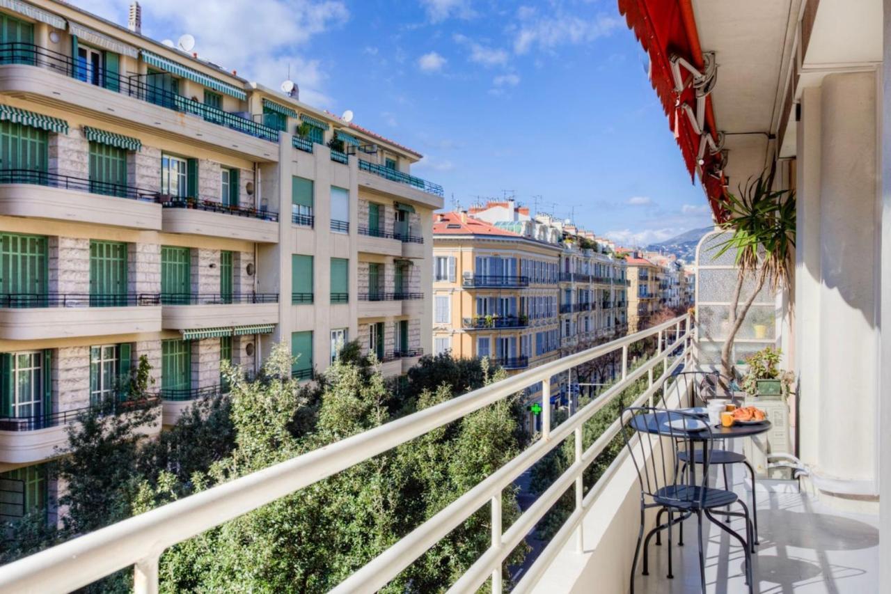#29 Suite Gambetta Ac Sea View 2 Bedrooms 1Min Walk To Promenade & Sea Nizza Esterno foto